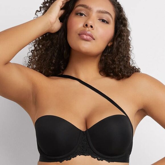 Maidenform NWT Multiway Push-Up Strapless Bra in Black Size 40DD - Picture 3 of 8